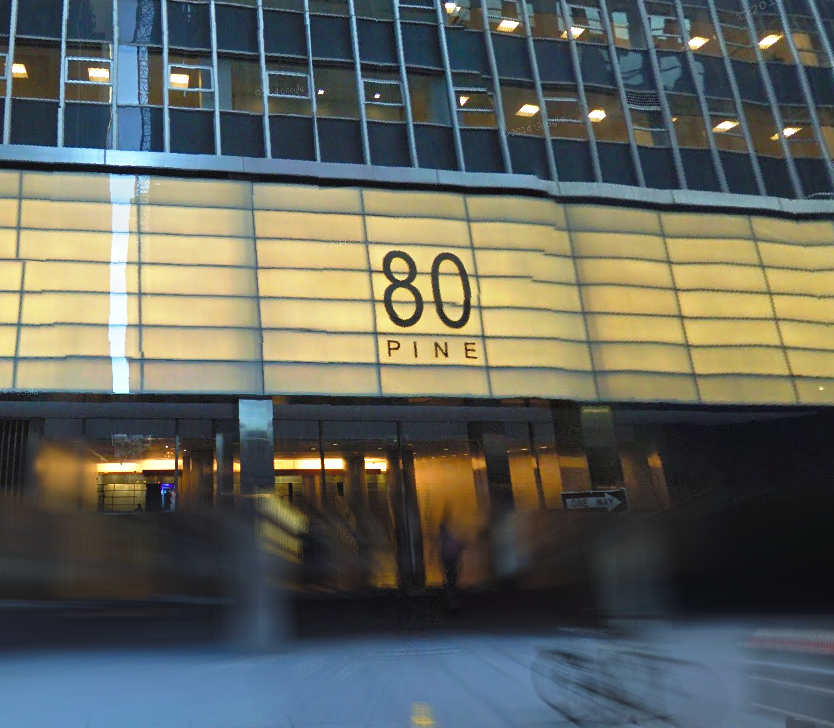80 Pine Street New York Offices