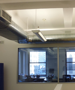 Exposed Ducts New York Offices